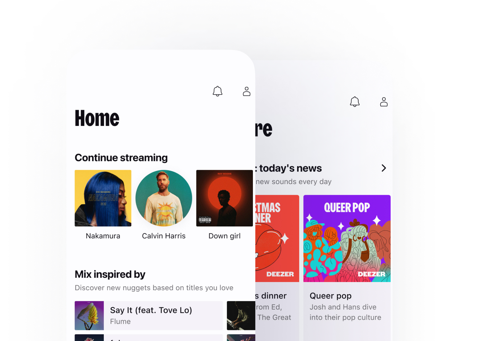 Deezer Revamp UI design